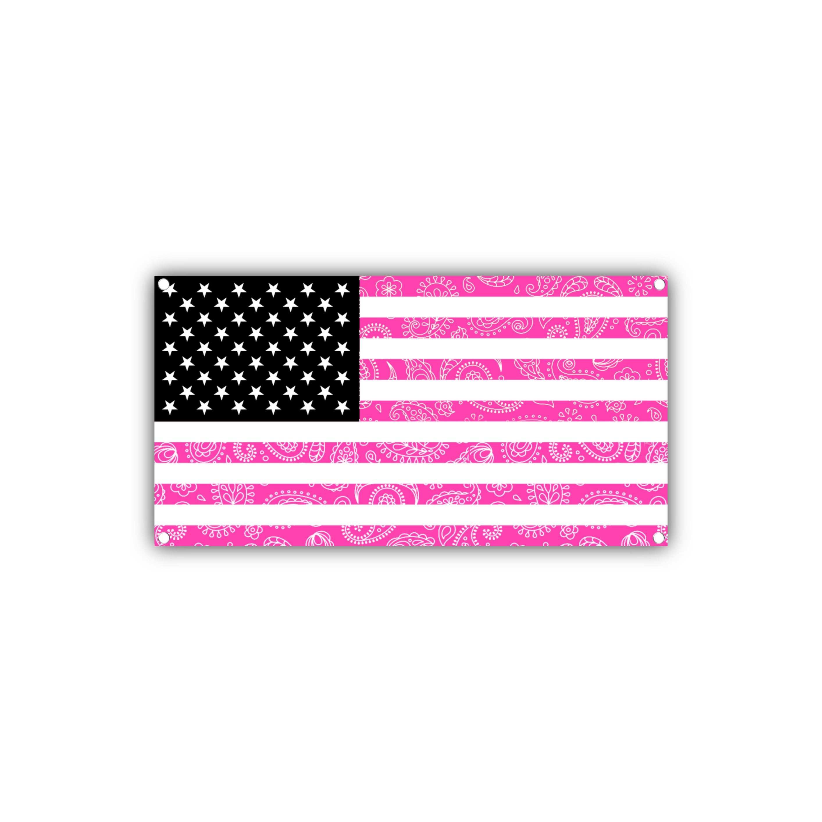 Pink Tape Flag 2